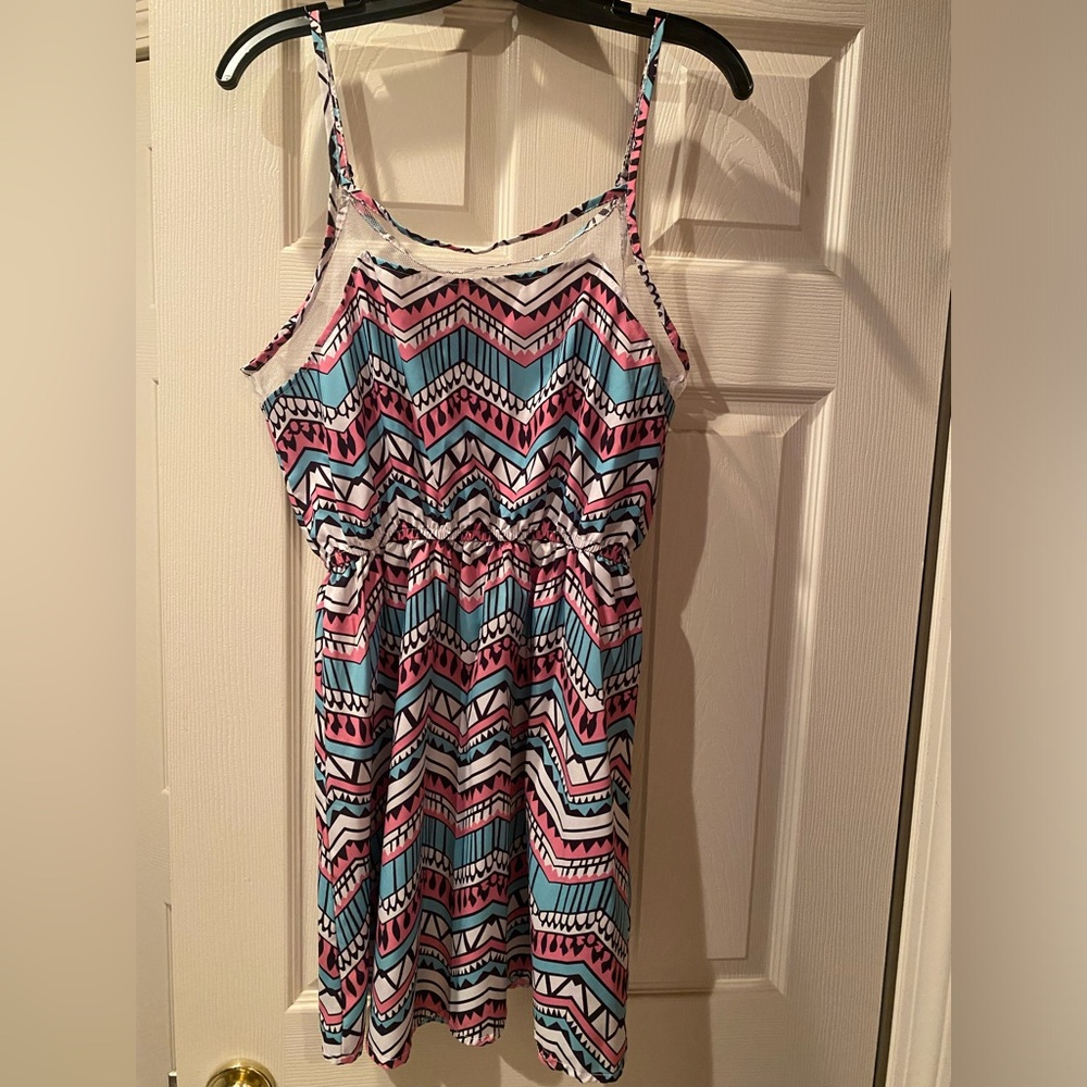 Spaghetti strap mini dress